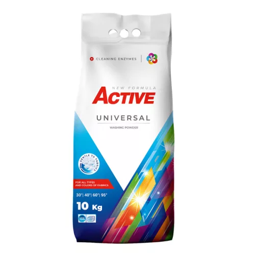 Active mosópor - Univerzális zsákos 10 KG (130 mosás)