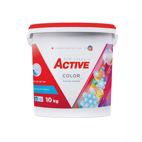 Active mosópor - Color vödrös 10 KG (130 mosás)