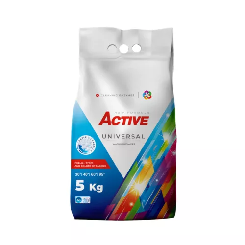 Active mosópor - Universal zsákos 5 KG (65 mosás)