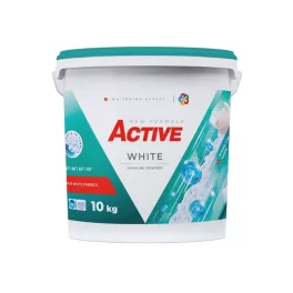 Active mosópor - White vödrös 10 KG (130 mosás)