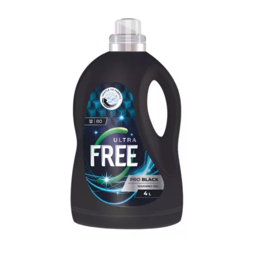 Ultra Free mosógél - Pro Black 4 L (80 mosás)