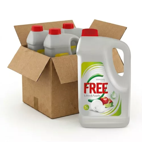 Ultra Free mosogatószer - Alma & Lime (3 x 5 L)