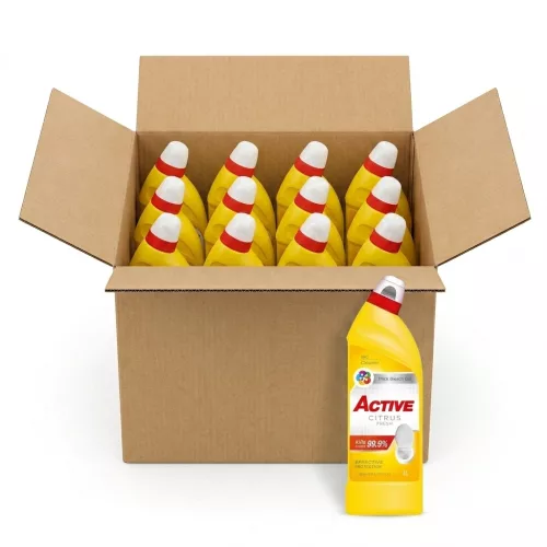 Active WC-tisztító - Citrus Fresh (12 x 1 L)