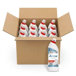 Active WC-tisztító - Ultra White (12 x 1 L)